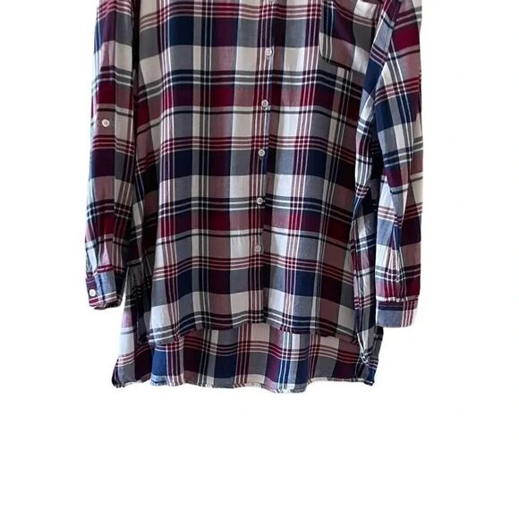 Grace & Lace Viscose Rolling Sleeves  Casual Button-Down Collar SZ XL # 1630 - Picture 4 of 15